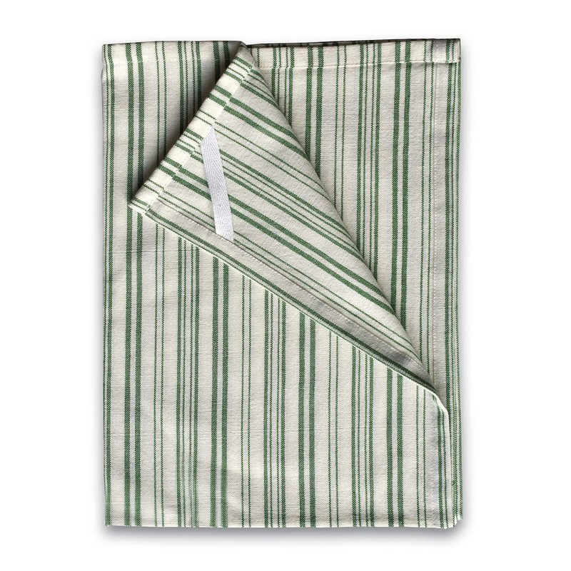 EXKLUSIV HEIMTEXTIL Küchentücher, Geschirrtücher Haushaltstücher 5er Set Grün