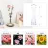 ComSaf Vase Unbreakable, Stylish, Flower Base, Polycarbonate, Transparent, Hydroponic, Interior