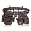 LAUTUS Oiled Tanned Rig Tool Belt/Pouch/Bag, Carpenter, Construction, Framers, Handyman,