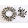 MEEIHUI (20 Sets) Auger Shear Pins Bolts and Nuts Steel