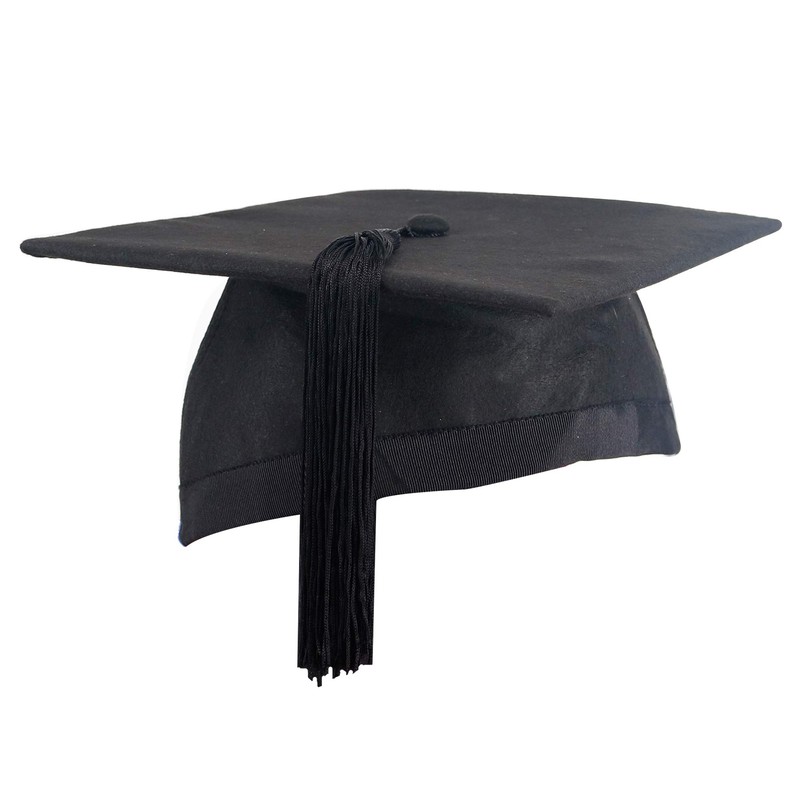 GraduationMall Graduation Cap - Unisex Adults Economy UK Style Felt