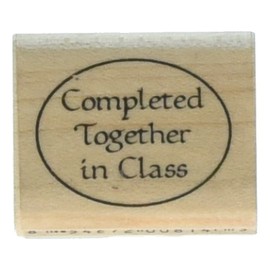 Stamps by Impression Completed Together In Class Teacher Rubber Stamp