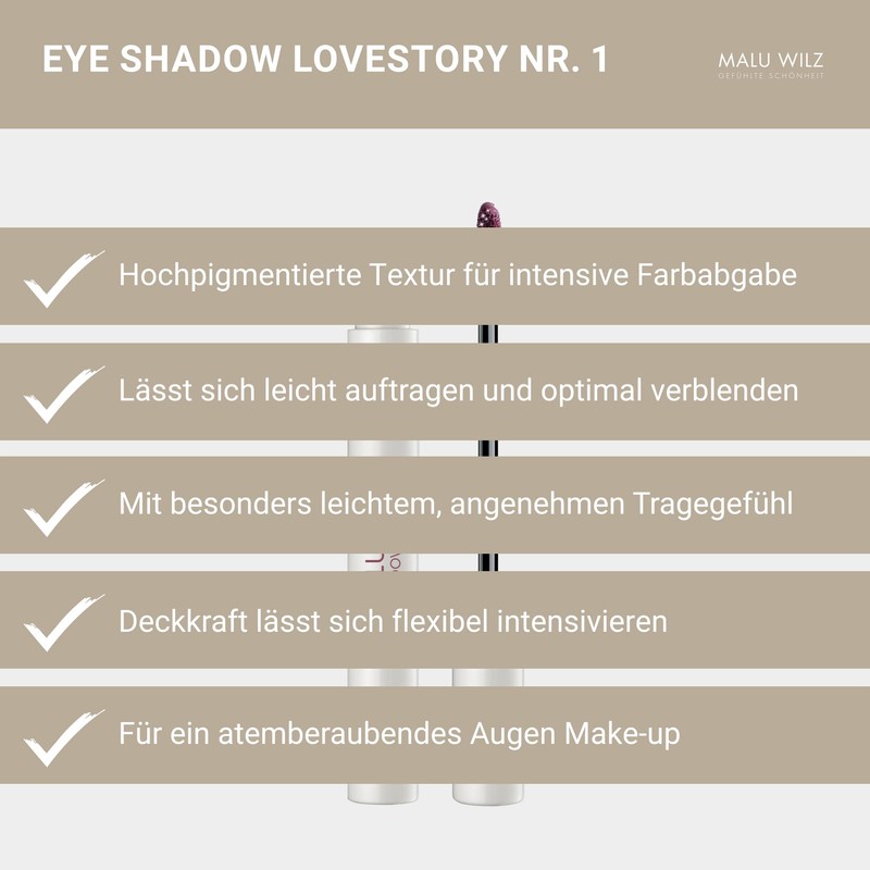Malu Wilz Eyeshadow Lovestory No. 01 Violet Eye Catcher 3