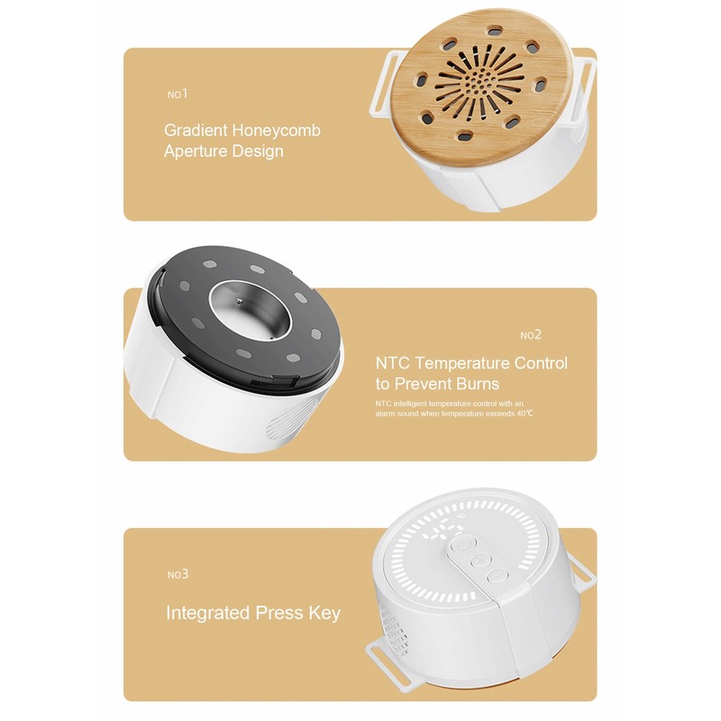 Smokeless Moxibustion Box Electric Moxa Device Kit Effective Smart Moxa