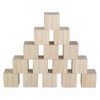 2 Inch Wood Cubes for Crafts - Set of 15