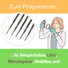 5x Dissecting Needle Full Metal Straight Lanzettenförmig 1 A Quality,