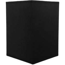 UKCOCO Lampshade Square Table Lamp Chandelier Decorative Lampshade Floor Lampshade Replacement 20 X 14 X 14 Cm Black