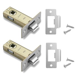 2 Set 45mm Tubular Latch,Door Latches for Internal Door,Door Locks Internal,Door Catch,Internal Door Latch,Internal Door Lock,Suitable for Internal Doors Compatible with Various Door Lock Handles