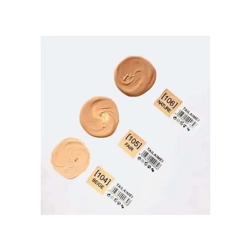 Maquillaje Tailaime Velvet Touch Alta Cobertura Base Liquido