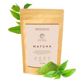 MySilkRoadNature Matcha Powder I Premium Culinary Grade from Japan, 100 g I Green Tea for Matcha Latte, Smoothies & Recipes I From Uji, Kyoto I No Additives