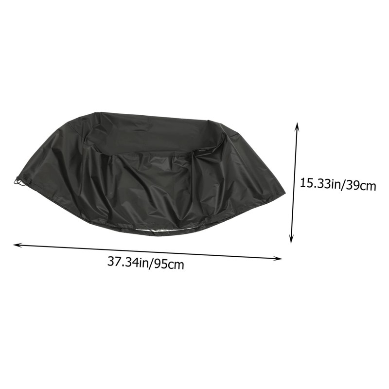 CAXUSD Portable Cover Round Outdoor Protector for Gas Grill and