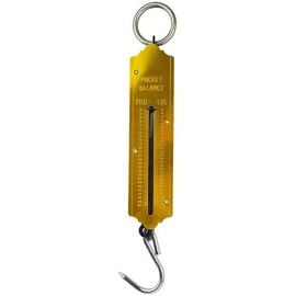 Spring Balance Scales 25KG Hanging Hook Handheld Metal Weighing Scale Kilo & LBS