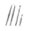 GIONAR 2 Piece Stainless Steel Jewellery Tweezers Set, Including Piercing