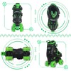 Nattork Adjustable Roller Skates for Kids - Green - Model