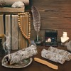 Nutgun Sage Smudge Kit - 3 White Sage Sticks, Palo