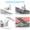 Sunshade&Gutter Mount for Reolink Argus PT Series,Reolink Go PT Ultra