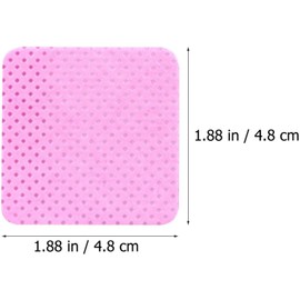 Operitacx Toallitas de Limpieza para Extensiones de Pestañas, 800 Piezas, Almohadillas sin Pelusa en Bote Rosa, Eliminador de Pegamento para Pestañas y Uñas, Uso Profesional y Viaje