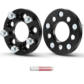 OCPTY 5x100 to 5x114.3 Wheel Adapters Lug Centric 15mm 5 Lug 12x1.5 67.1mm hub bore fits for Century 1980-1988 for Skyhawk 1983-1989-NOT FIT Stock Rims Wheel Adapters 2PCS