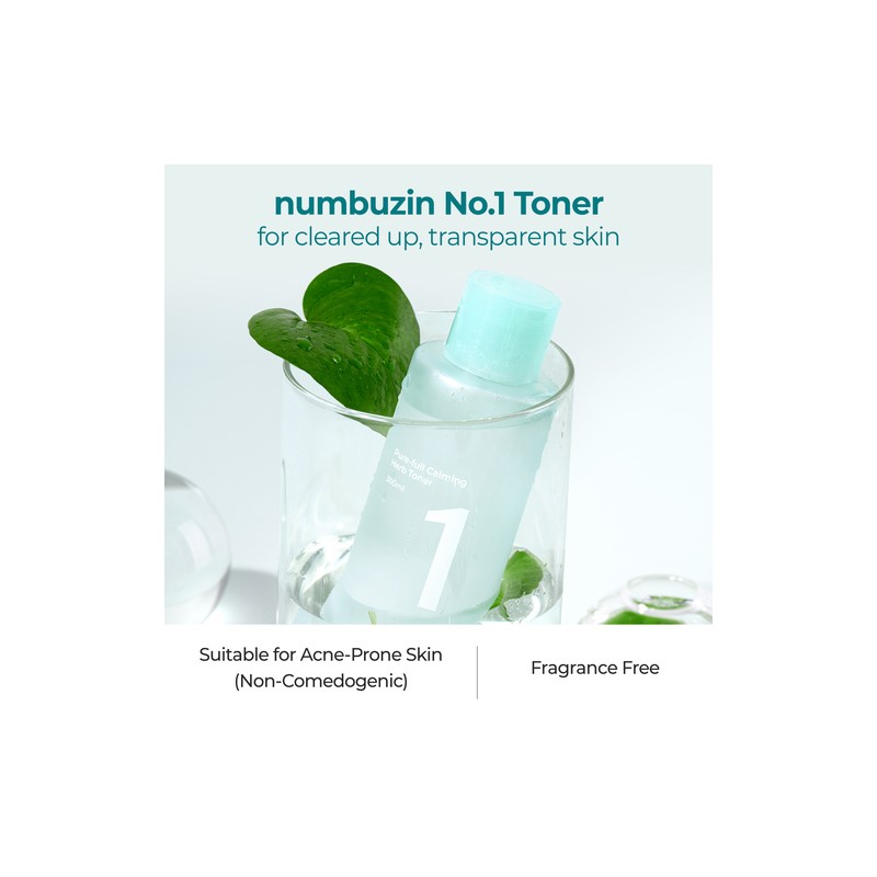 Numbuzin [Numbuzin]No.1 Pure-full Calming Herb Toner 300ml