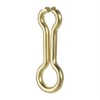 Walmeck 200PCS Brass Sinker Wire Eye for DO-IT Molds