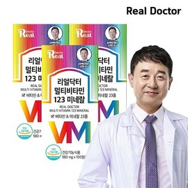 Real Doctor [Real Doctor] Multivitamin 123 Minerals 980mg x 100 tablets x 3 packs (300 tablets) / [리얼닥터] 멀티비타민 123 미네랄 980mgX100정X3개(300정)