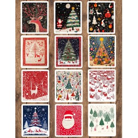 Unbranded Christmas Designs Die Cut Vinyl Stickers Scrapbooking Laptop Waterbottle