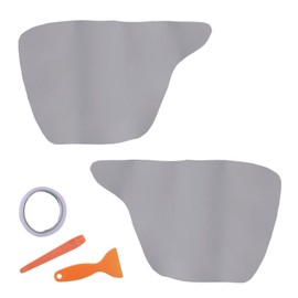 Front Door Panel Skin Cover Armrest Trim Replacement Microfiber Leather for Toyota Tacoma 2005-2015 Left & Right Arm Rest Cover Replace Gray Grey