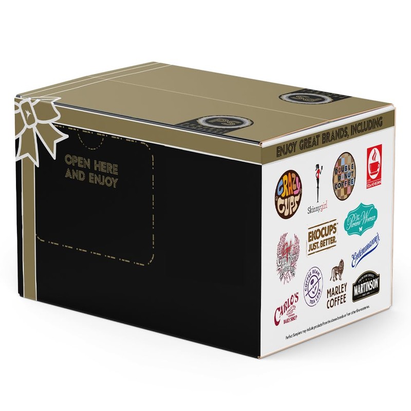 Perfect Samplers Hazelnut Coffee Pods Variety Pack, Medium Roast Coffee