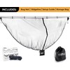 Foxelli XL Hammock Net – 12ft Net for Hammocks, Lightweight
