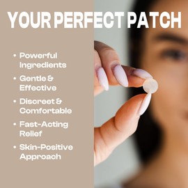 Spoton Acne Patches – Hydrocolloid Pimple Patches with Salicylic Acid & Tea Tree Oil for Blemishes & Breakouts | Transparent Fast-Acting Dermatologist-Approved Skin Care Treatment | 8mm & 12mm 36 Pack