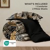 CCoutueChen Leopard Print Comforter Set King Size African Animal Fur