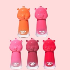 Reply Me Janmang Loopy Lip Tint Lip Glow 5 Colors 2.8ml, Cherry Punch, 1 pc. / 리플라이미 잔망루피 립틴트 립글로우 5컬러 2.8ml, 체리펀치, 1개
