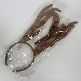 Unbranded Plush Reindeer Antler Christmas Headband Hair Band Headdress Costume Cosplay