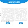 6 Pcs Knockdown Texture Spray Stencil Drywall Repair Tool 8
