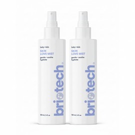 Briotech Baby Skin Love Spray | Gentle Hypochlorous Acid Mist for Soothing, Calming & Cleansing Delicate Skin | Pediatrician-Approved, Added Fragrance-Free | 4 oz (2 Pack)