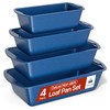 Nonstick Loaf Pan Set Pack of 4, 7" to 11"
