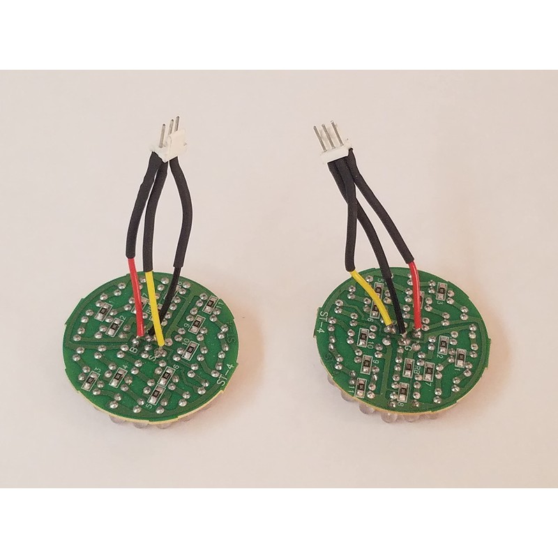 Big Dog Front Amber LED Turn Signal Boards (PAIR) High