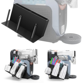 Cup Organizer for Ninja Slushie FS301/FS300-3-in-1 Cups and Lid Straw Side-Mounted Holder for Ninja Slushie Machine Accessories, Slushie Cup with Lids and Straws Storage