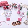 Christmas Nutcracker Ornaments Set, 8 Piece Nutcracker Christmas Decorations, Pink