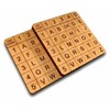 Tap Code Cipher Set – Engraved Wooden Blocks with Instructions