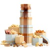 Broadway Basketeers Gift Basket Tower Snack Gifts for Women, Men,