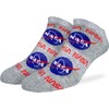 Good Luck Sock Men's NASA Ankle Socks, Adult