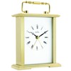 Acctim Gainsborough Mantel Clock Quartz Polished Metal Carriage Clock Energy