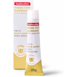 Sudocrem® Sudosalve™ Nappy Rash Cream for Inflamed & Broken Skin – 25g (Pack of 1)