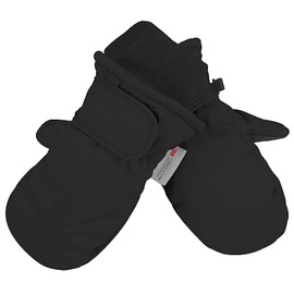 American Trends Toddler Mittens Snow Boys Waterproof Gloves Kids Ski Winter Gloves for Girls Infant Baby Mittens Black 1-2 years
