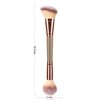Foundation Make-up Makeup Brush, Double Head Makeup Brush for Mixing