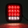 Unbranded 2X 16 LED Rear Tail Lights Brake Lamps Turn