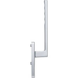 HOPPE Toulon 11598669 Lifting Sliding Door Handle Inner PZ, Length 253, Aluminium Silver Anodised