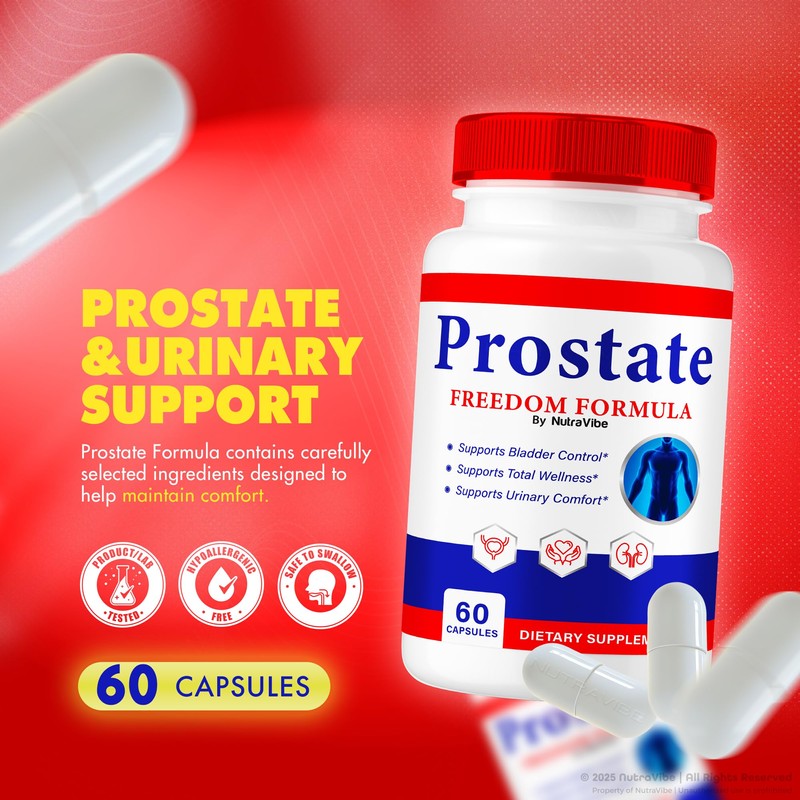 (3 Pack) Prostate Freedom Formula – Daily Men’s Prostate Support