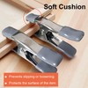 1 Piece White Metal Clamps Chrome Plated Tarpaulin Clamp Heavy